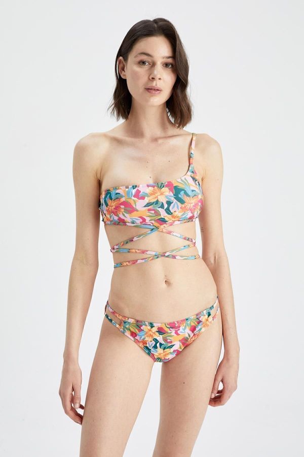 DEFACTO DEFACTO Fall In Love Regular Fit Floral Bikini Bottom