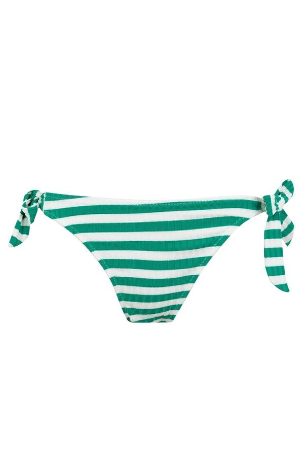 DEFACTO DEFACTO Fall In Love Regular Fit Striped Rib Bikini Bottom