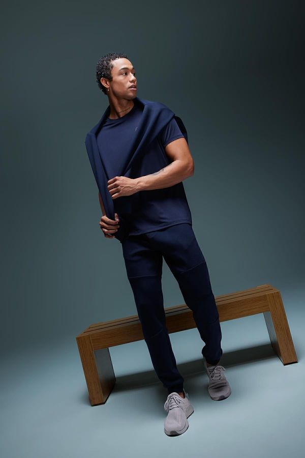 DEFACTO DEFACTO Fit Slim Fit Double Pocket Flexible Leg Scuba Diving Fabric Sports Jogger Sweatpants