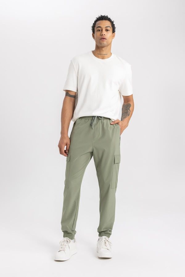 DEFACTO DEFACTO Fit Standard Fit Cargo Pocket Woven Sports Jogger Sweatpants C1883ax23wn