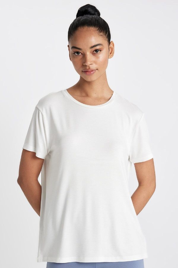 DEFACTO DEFACTO Fit Standard Fit Crew Neck Sportsman Basic Short Sleeve T-Shirt