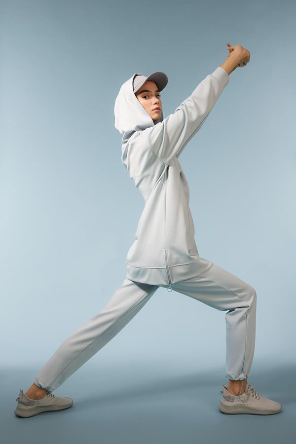 DEFACTO DEFACTO Fit Standard Fit Pocketed Short Leg Skuba Diving Fabric Sweatpants