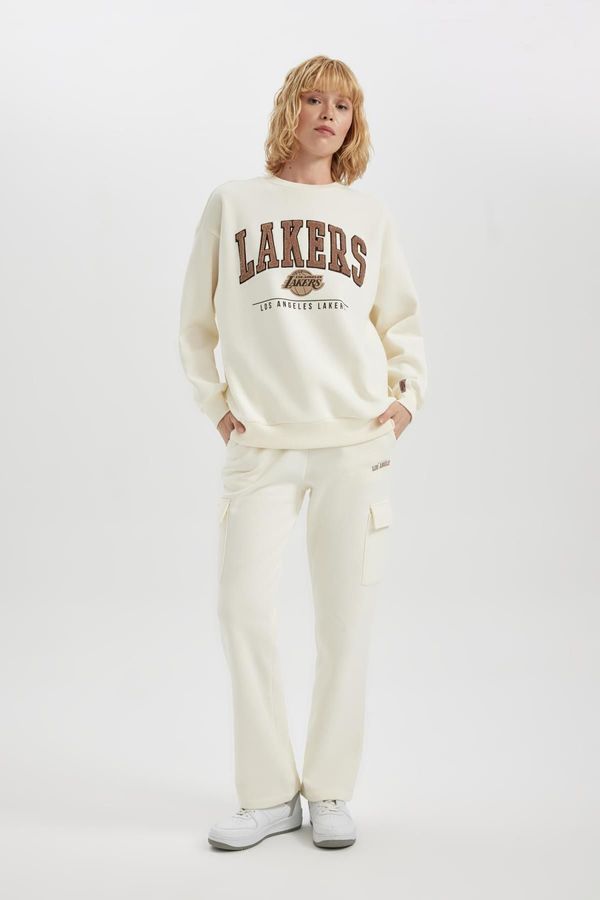 DEFACTO DEFACTO Fit Standard Fit Pocketed Wide Leg Long Sweatpants