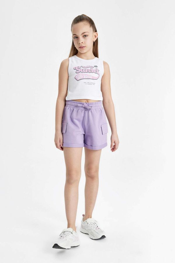 DEFACTO DEFACTO Girl Sweatshirt Fabric Shorts