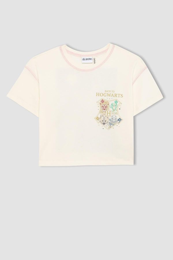 DEFACTO DEFACTO Girls Harry Potter Relax Fit Crew Neck Short Sleeve T-Shirt