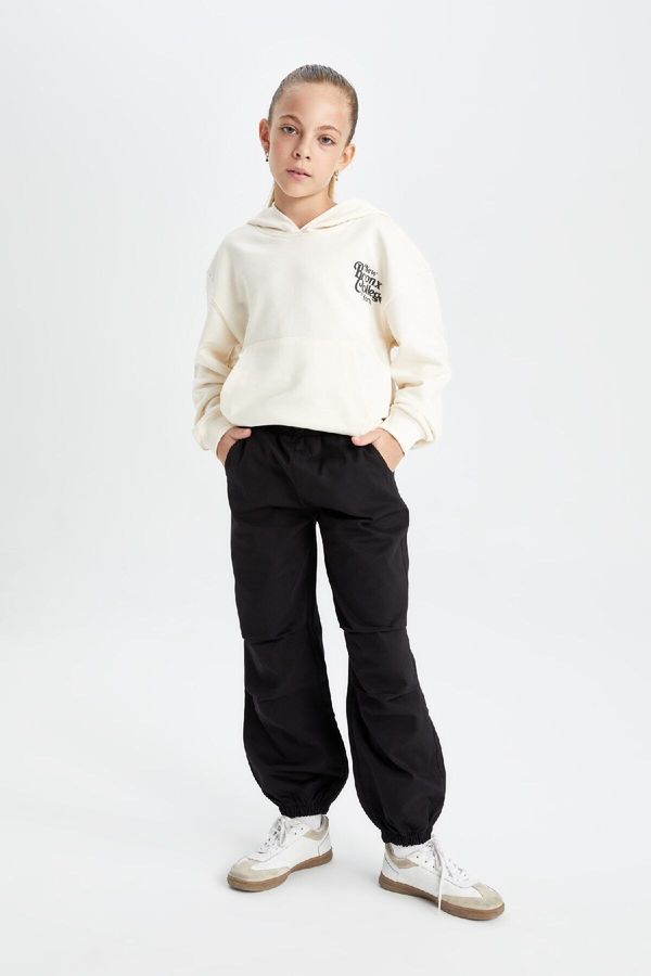 DEFACTO DEFACTO Girl's Parachute Cotton Trousers