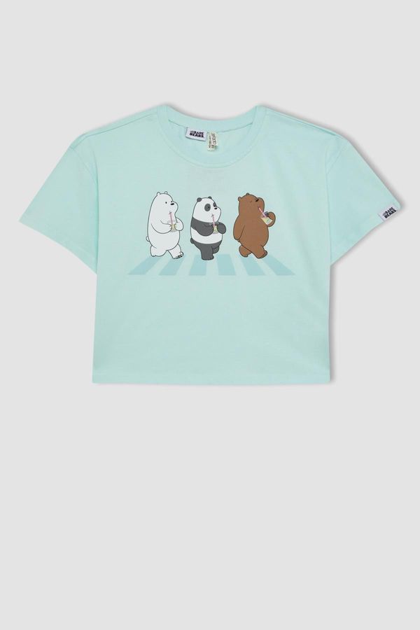 DEFACTO DEFACTO Girl's We Bare Bears Crew Neck Short Sleeve T-Shirt