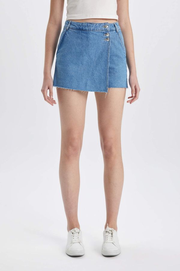 DEFACTO DEFACTO High Waist Jean Skort