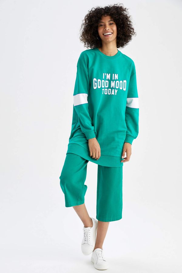 DEFACTO DEFACTO Къс панталон с широк крак