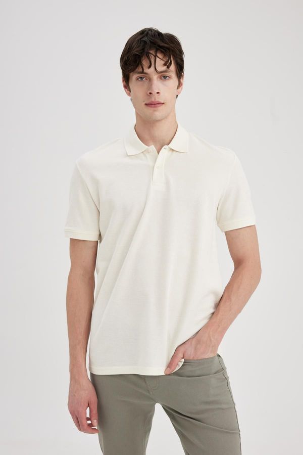 DEFACTO DEFACTO New Regular Fit Short Sleeve Basic Plain Polo Shirt