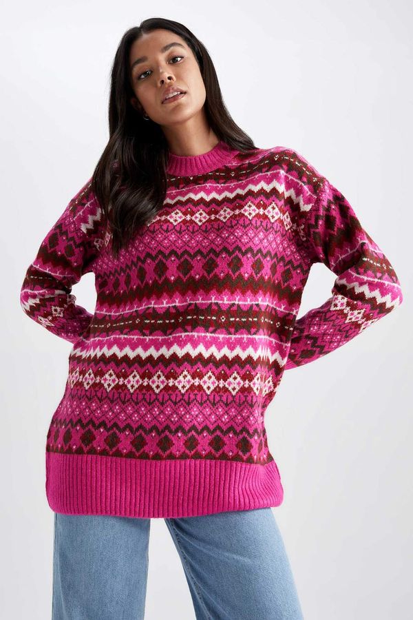 DEFACTO DEFACTO Редовна фит Crew Neck туника