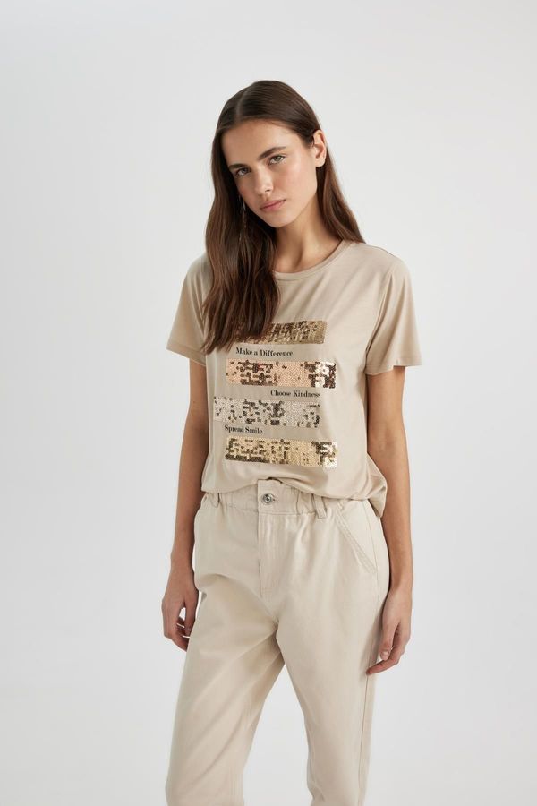 DEFACTO DEFACTO Regular Fit Crew Neck Short Sleeve T-Shirt