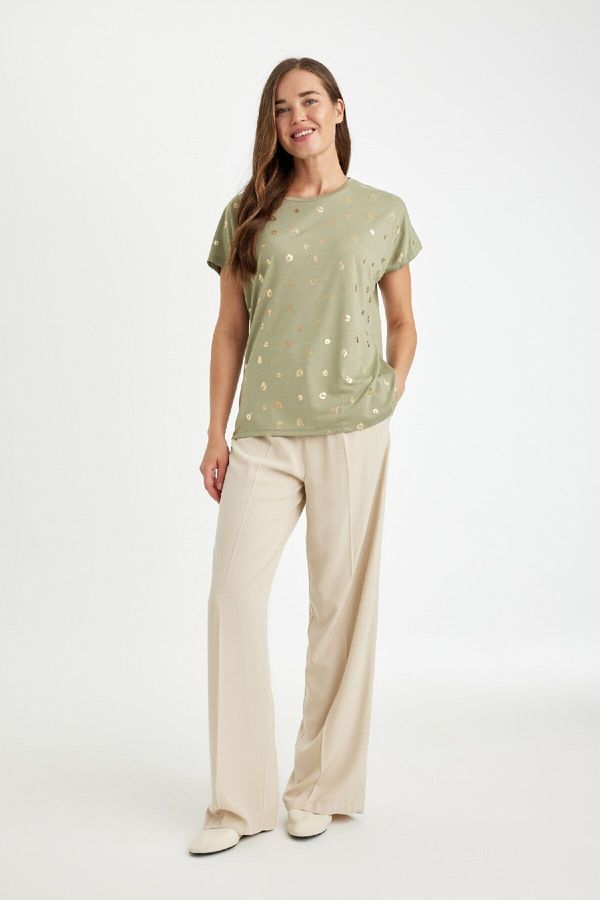 DEFACTO DEFACTO Regular Fit Crew Neck Short Sleeve T-Shirt