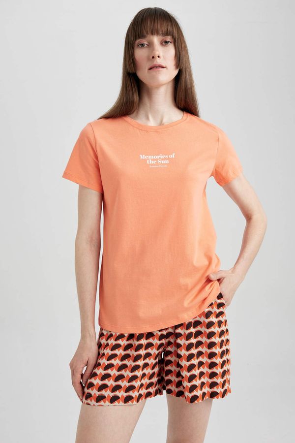 DEFACTO DEFACTO Regular Fit Crew Neck Short Sleeve T-Shirt