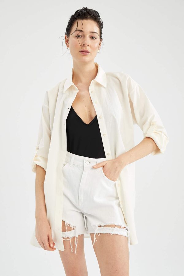 DEFACTO DEFACTO Regular Fit Half Sleeves Beach Wear