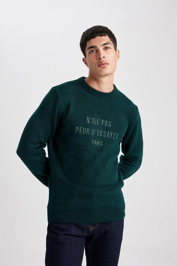 DEFACTO DEFACTO Relax Fit Crew Neck Sweater