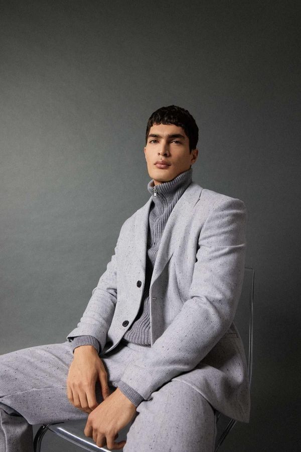 DEFACTO DEFACTO Relax Fit Lined Blazer Jacket