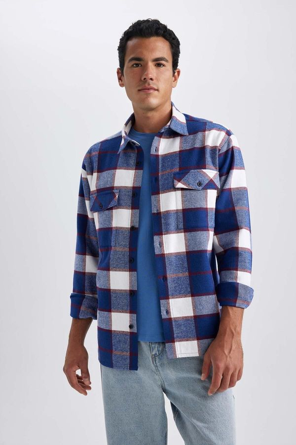 DEFACTO DEFACTO Relax Fit Plaid Lumberjack Long Sleeve Shirt