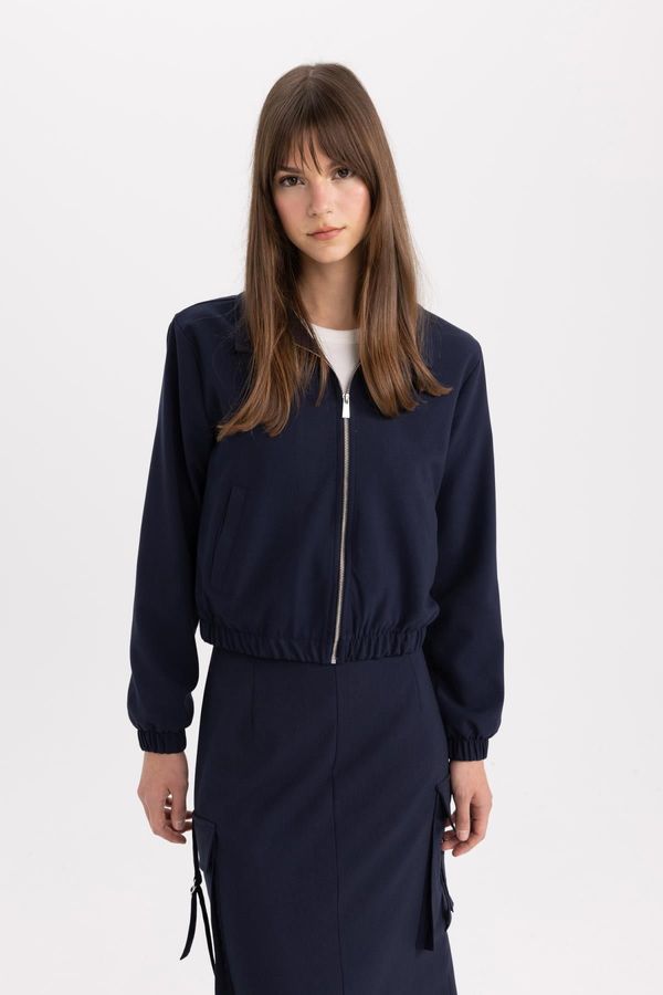 DEFACTO DEFACTO Relax Fit Polo Neck Jacket