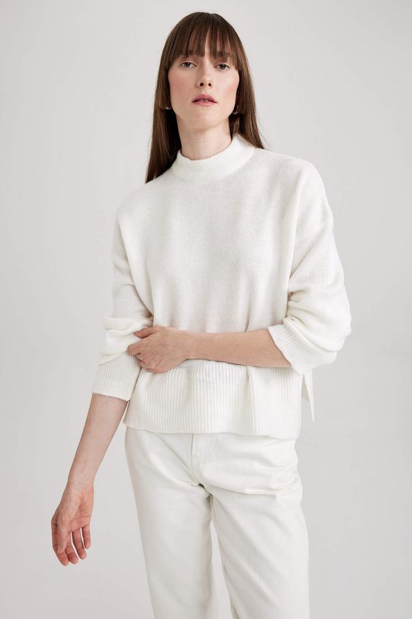 DEFACTO DEFACTO Relax Fit Пуловер за врата на екипажа