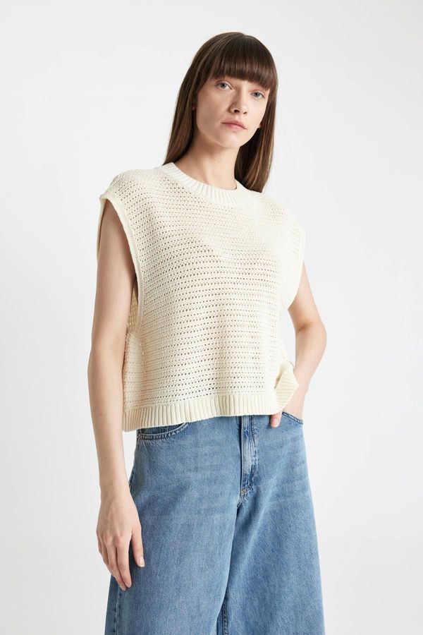 DEFACTO DEFACTO Relax Fit Sleeveless Sweater