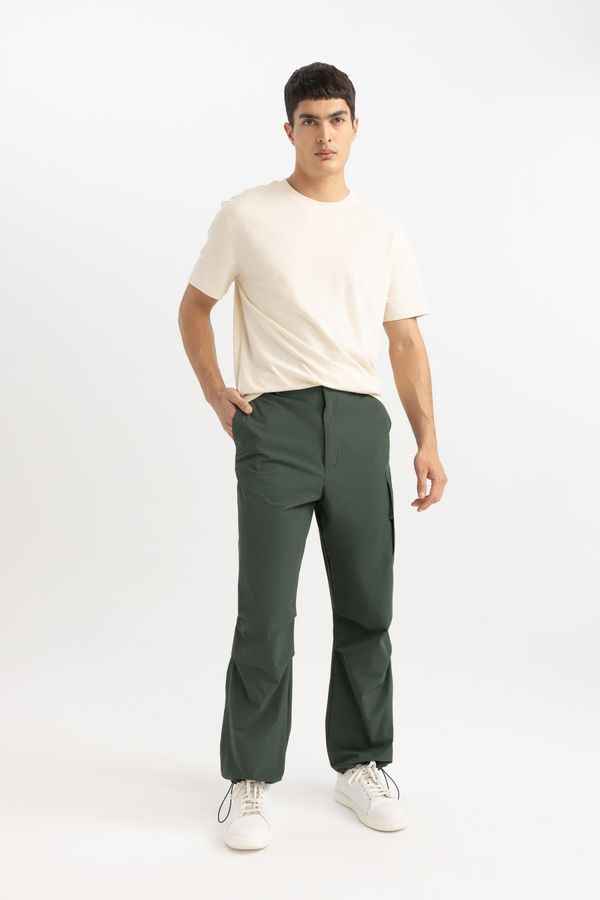 DEFACTO DEFACTO Relax Fit Trousers with Pockets and Elastic Waistband