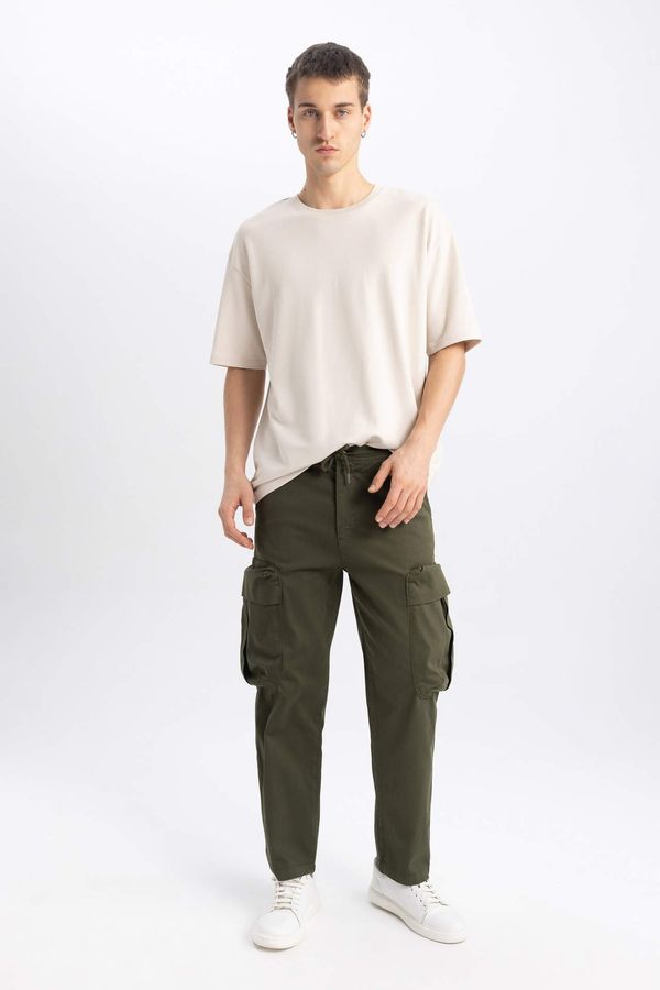 DEFACTO DEFACTO Rustic Loose Fit Cargo Pocket Trousers