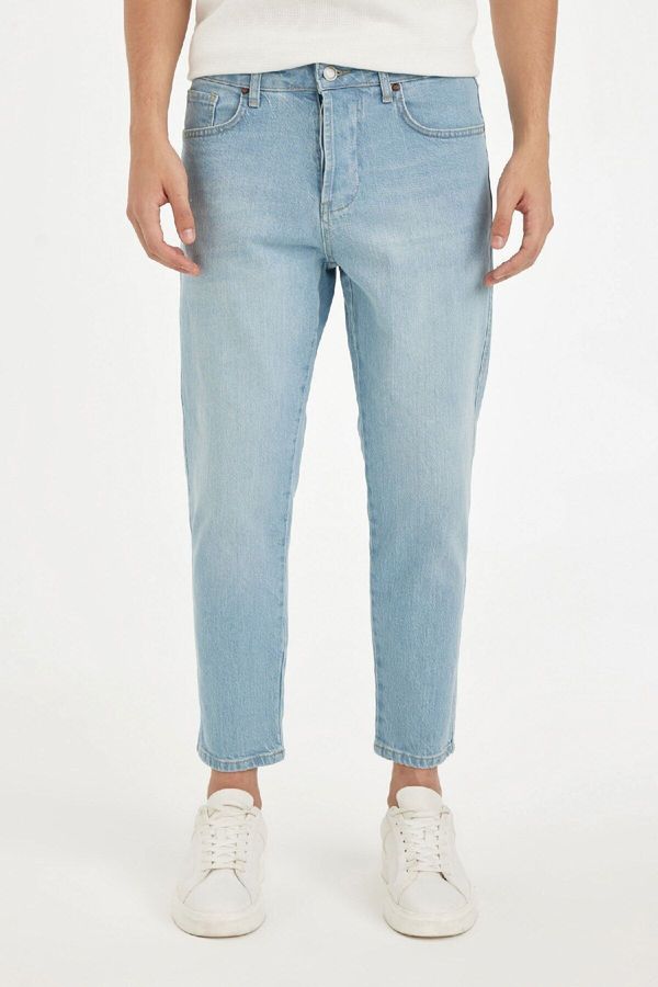 DEFACTO DEFACTO Slim Cropped Fit Slim Fit Normal Waist Skinny Leg Jeans