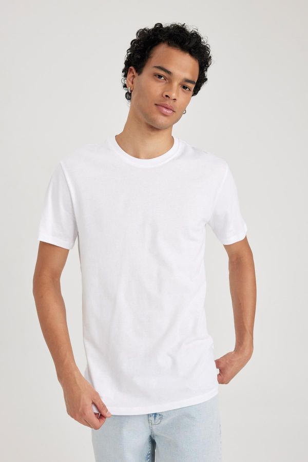 DEFACTO DEFACTO Slim Fit Crew Neck Basic T-Shirt