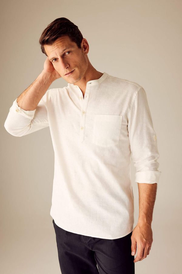 DEFACTO DEFACTO Slim Fit Long Sleeve Shirt