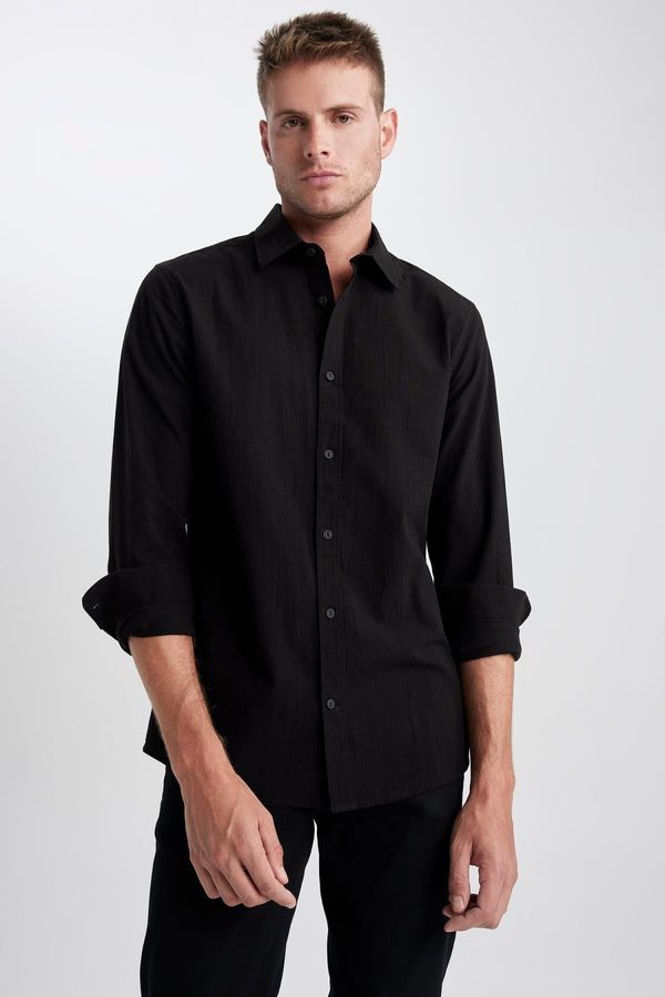 DEFACTO DEFACTO Slim Fit Long Sleeve Shirt