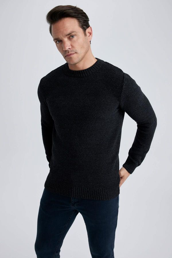 DEFACTO DEFACTO Standard Fit Crew Neck Sweater