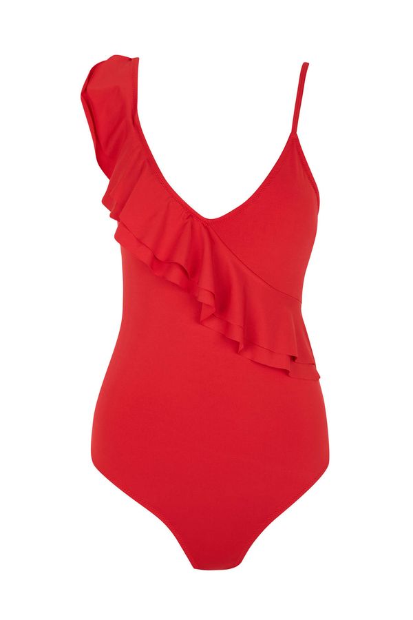 DEFACTO DEFACTO Strappy Frill Detail Swimsuit