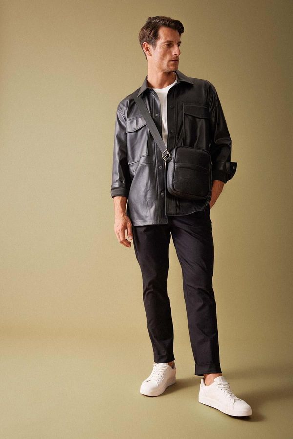 DEFACTO DEFACTO Tailored Regular Fit Double Cuff Gabardine Trousers