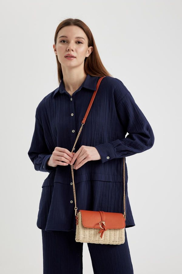 DEFACTO DEFACTO Women's Straw Crossbody Bag