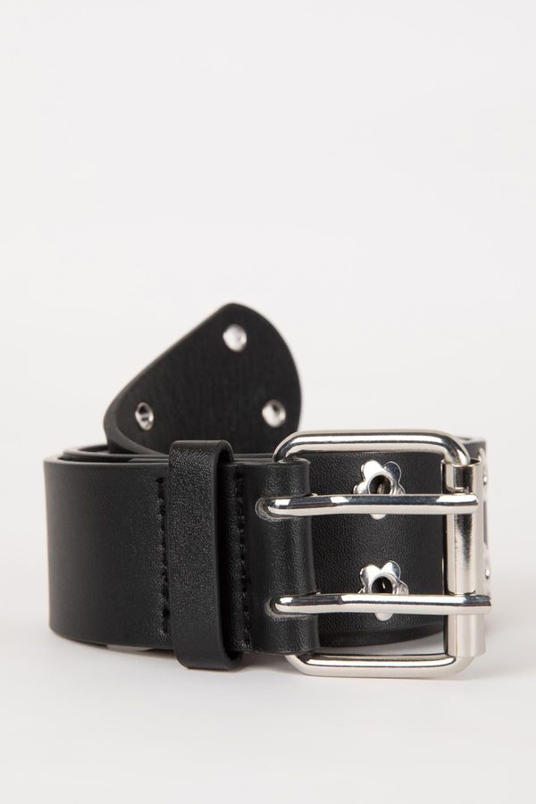 DEFACTO DEFACTO Women's Faux Leather Classic Belt