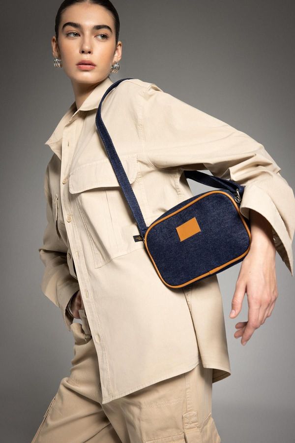 DEFACTO DEFACTO Women's Sustainable Tea Leather Crossbody Bag