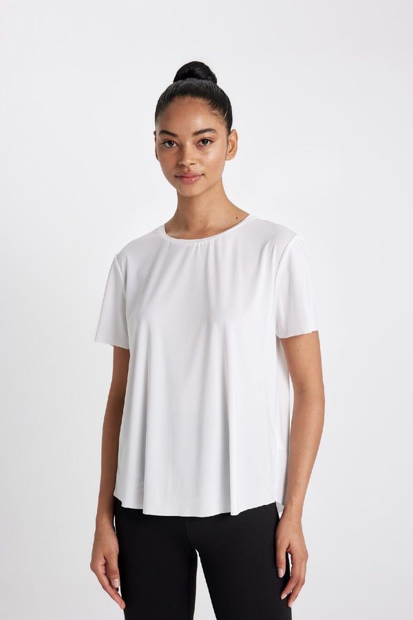 DEFACTO DeFactoFit Standard Fit Crew Neck Sports Short Sleeve T-Shirt