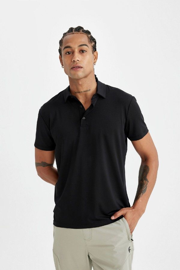 DEFACTO DeFactoFit Standard Fit Short Sleeve Polo Shirt