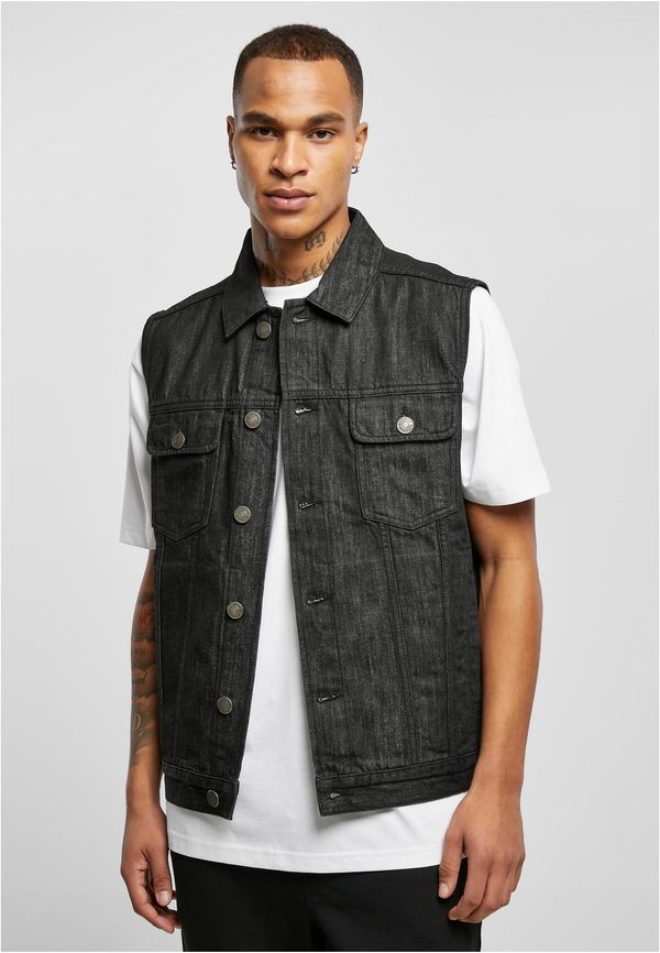 UC Men Denim vest black washed