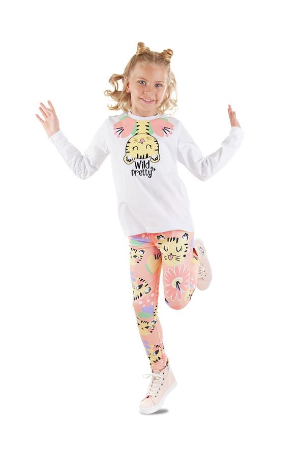 Denokids Denokids Fancy Leo Girls T-Shirt Tights Set