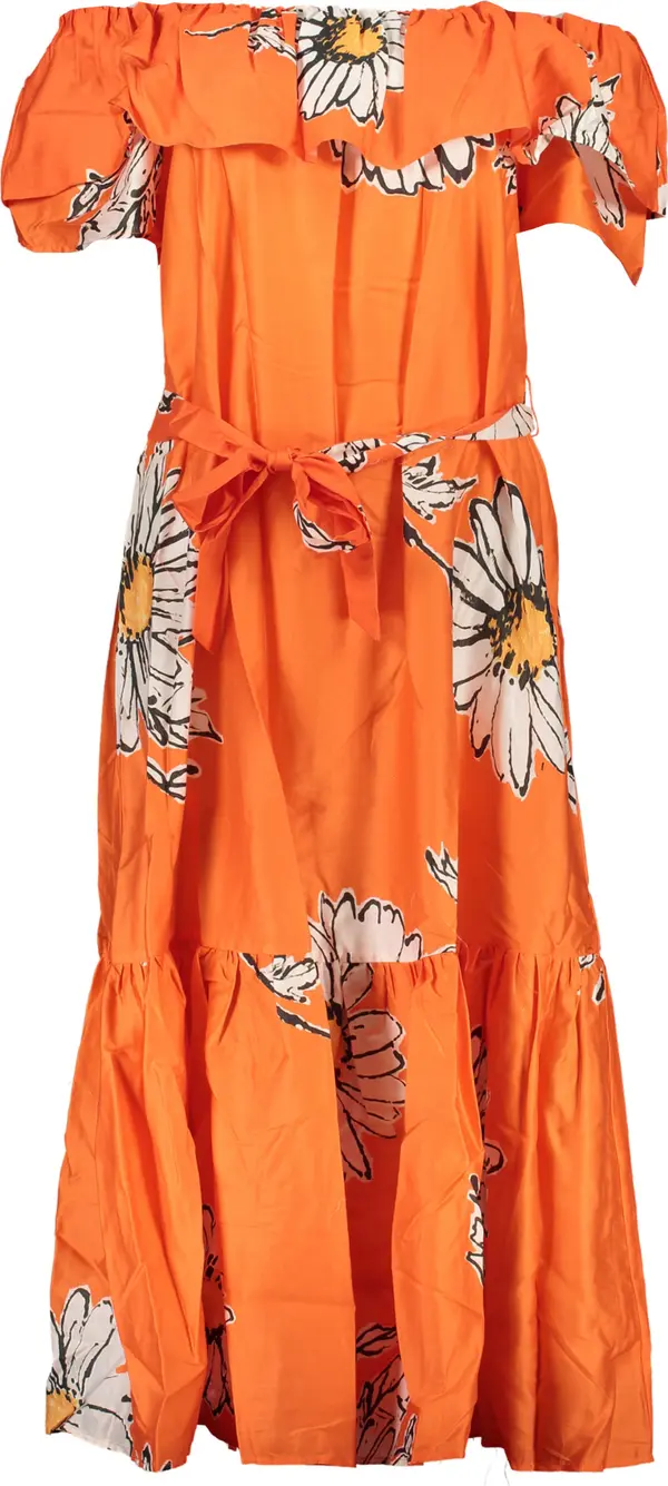 DESIGUAL DESIGUAL WOMEN'S LONG DRESS ORANGE