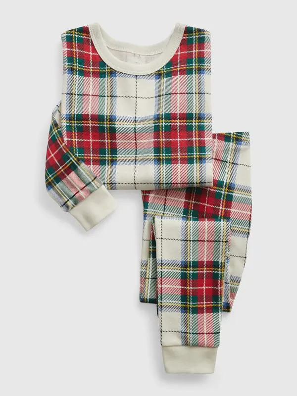 GAP Детска карирана пижама GAP за момчета