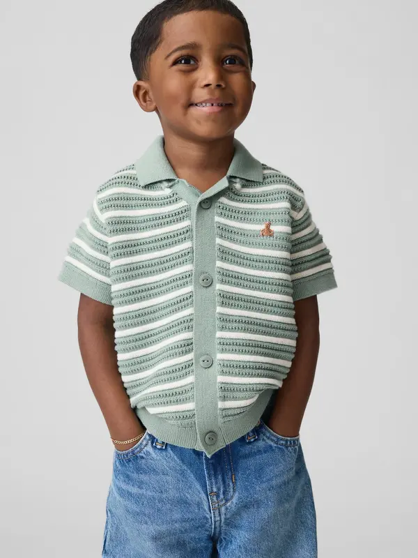 GAP Детска плетена риза GAP