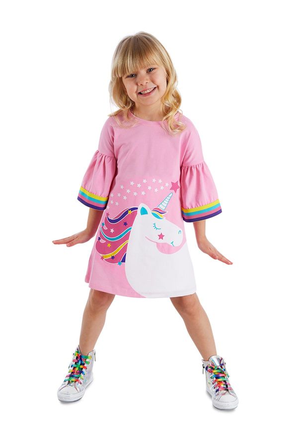 Denokids Детска рокля Denokids CFF-21Y2-005/Pink