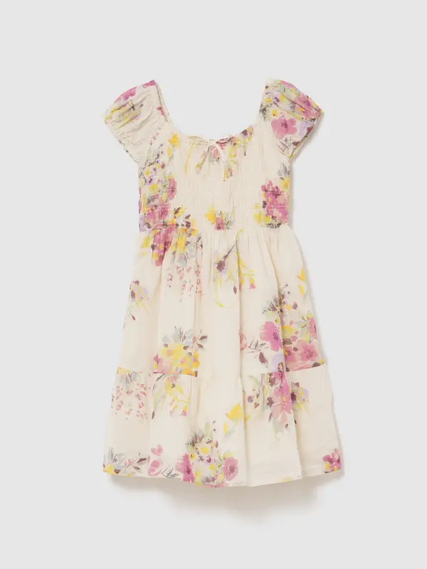 GAP Детска рокля с флорален принт GAP