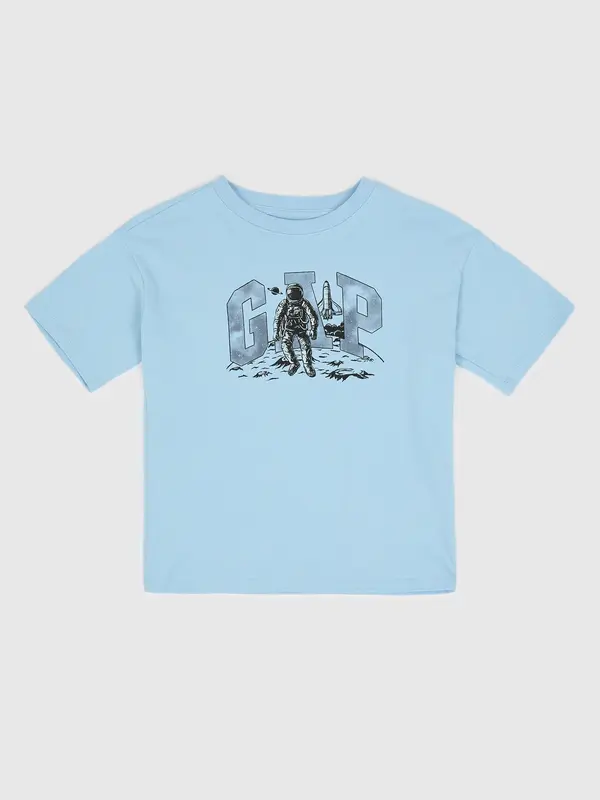 GAP Детска тениска GAP с лого - за момчета