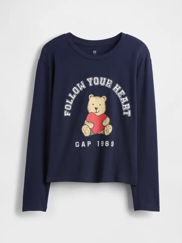 GAP Детска тениска GAP с щампа