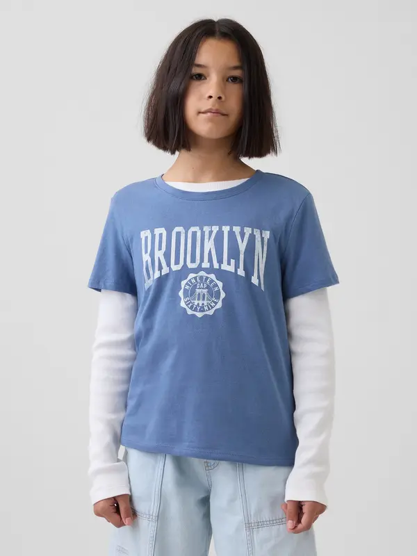 GAP Детска тениска GAP - за момичета