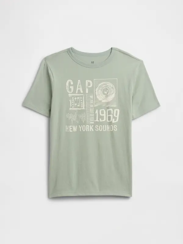 GAP Детска тениска с щампа GAP